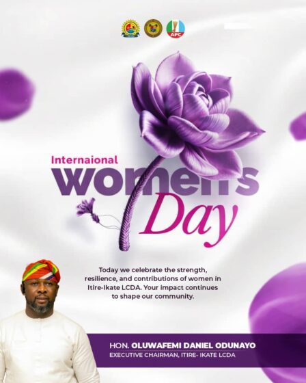 Hon. Odunayo Felicitate with the Women in Itire-Ikate on “International Women’s Day”