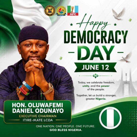 DEMOCRACY DAY 2026: ITIRE-IKATE CHAIRMAN URGES HOPE, HAILS TINUBU  