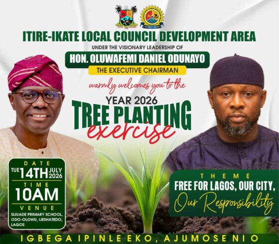 Itire-Ikate LCDA Commemorates National Tree Planting Day with Community Tree Planting Exercise